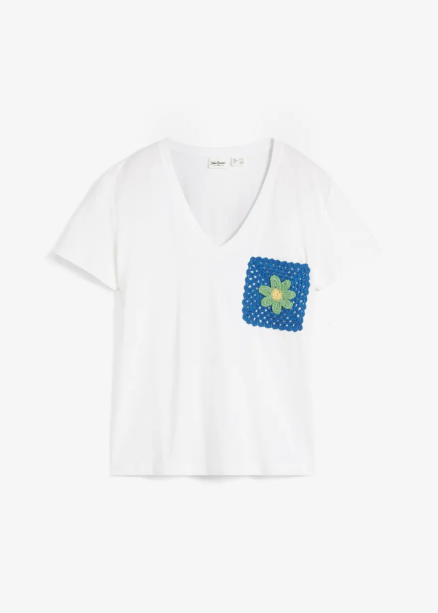 T-Shirt mit Stickerei