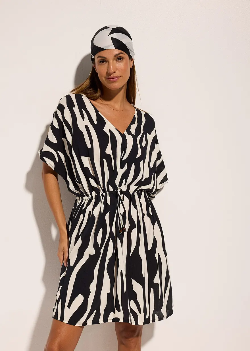 Strandkleid aus fließender Viskose