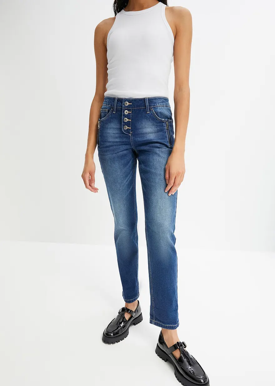 Boyfriend Jeans Mid Waist