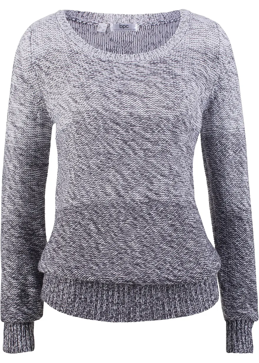 Grobstrick-Pullover mit Farbverlauf