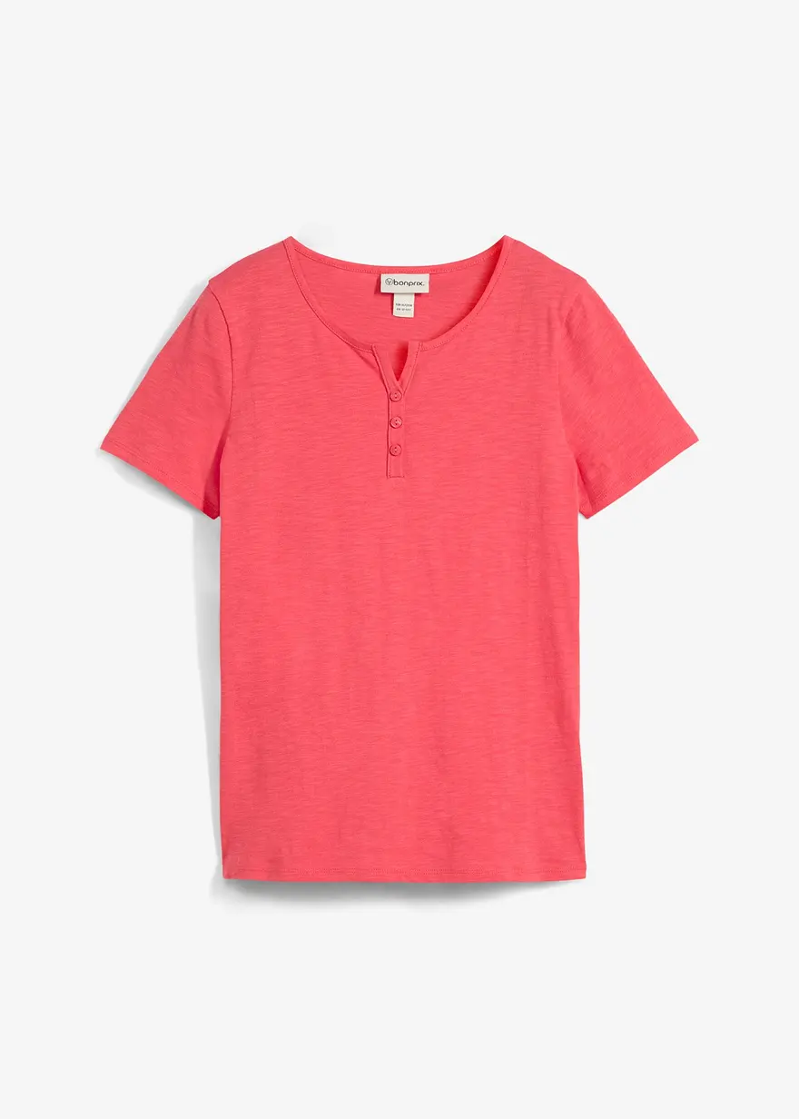 Henleyshirt aus reiner Bio-Baumwolle