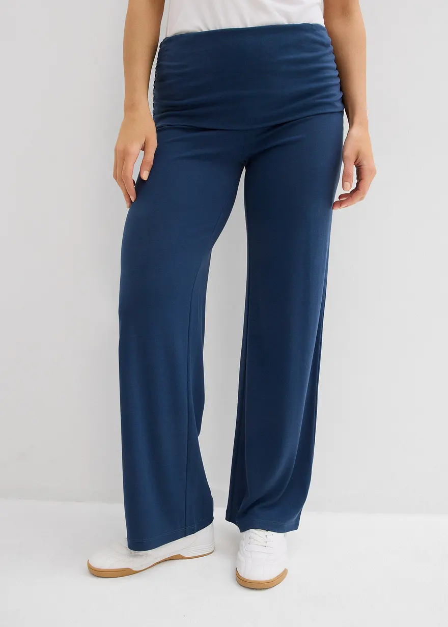 Jersey-Hose mit Umschlagbund