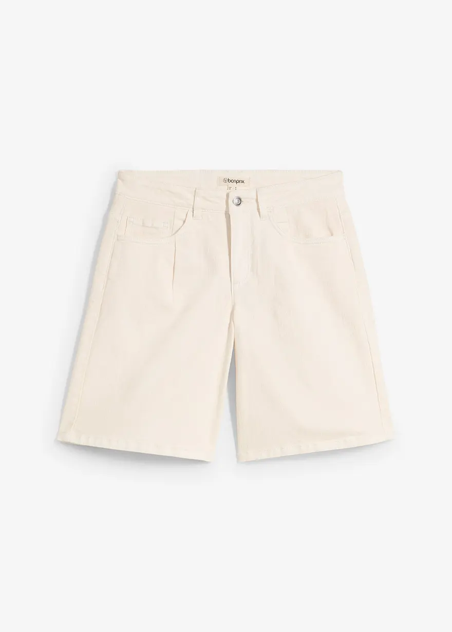 Jeans-Bermuda Mid Waist