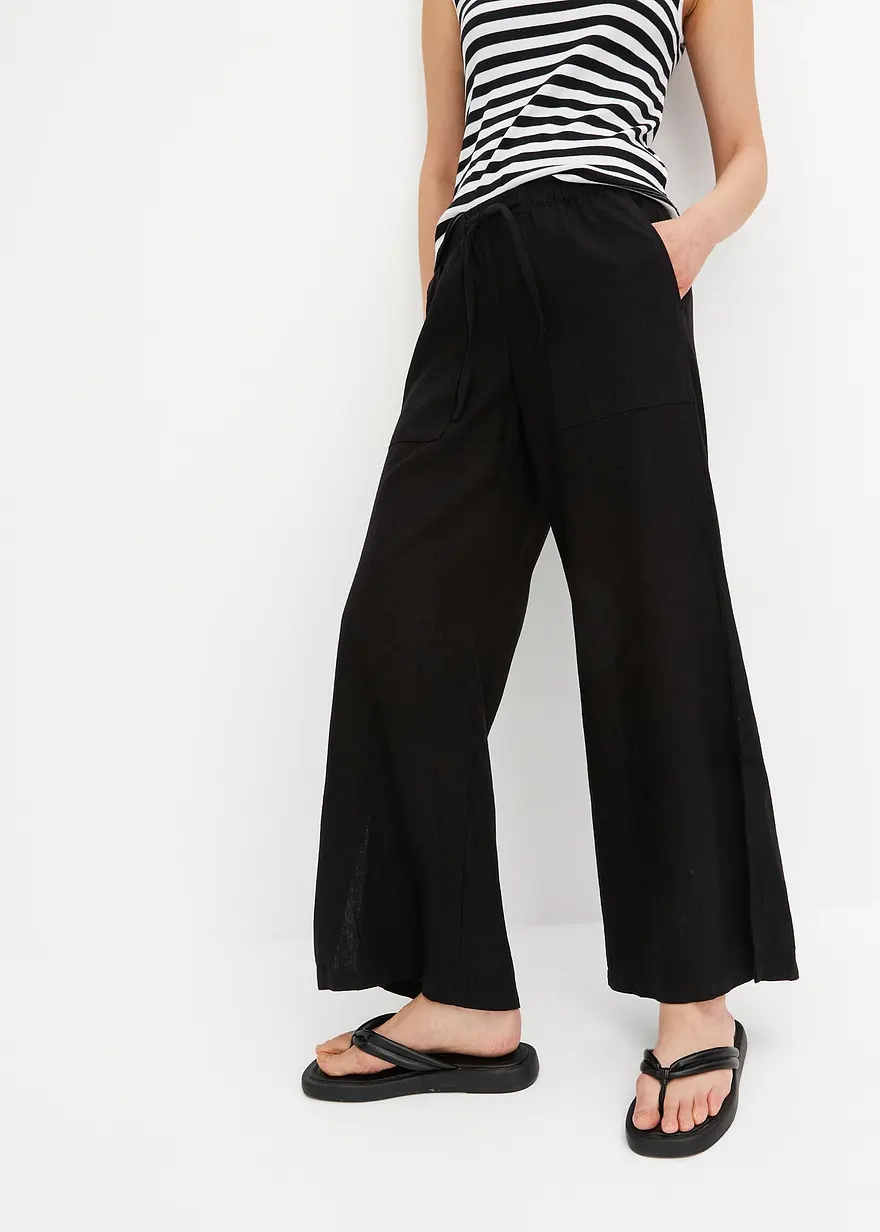 Marlenehose aus Leinen