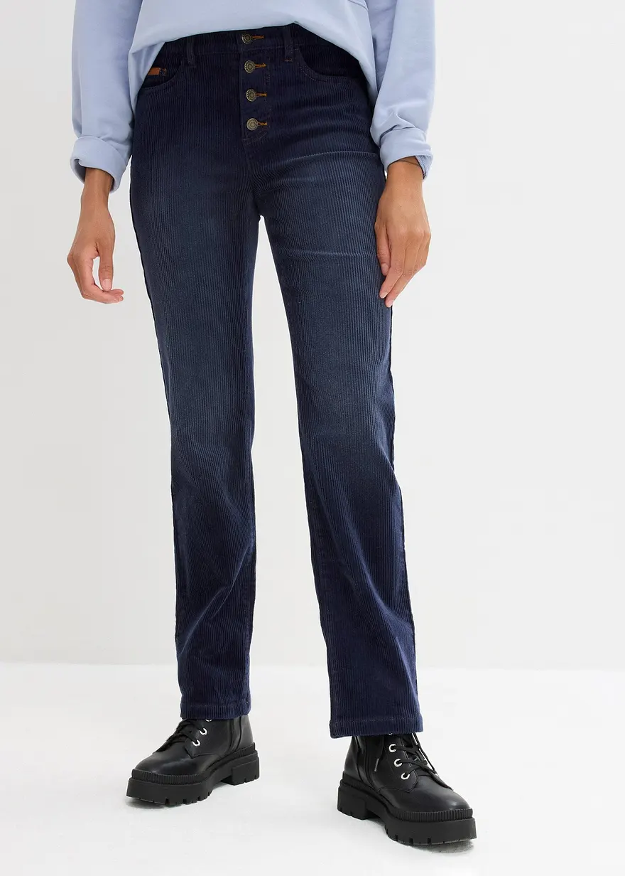 Stretch-Cordhose, Wide