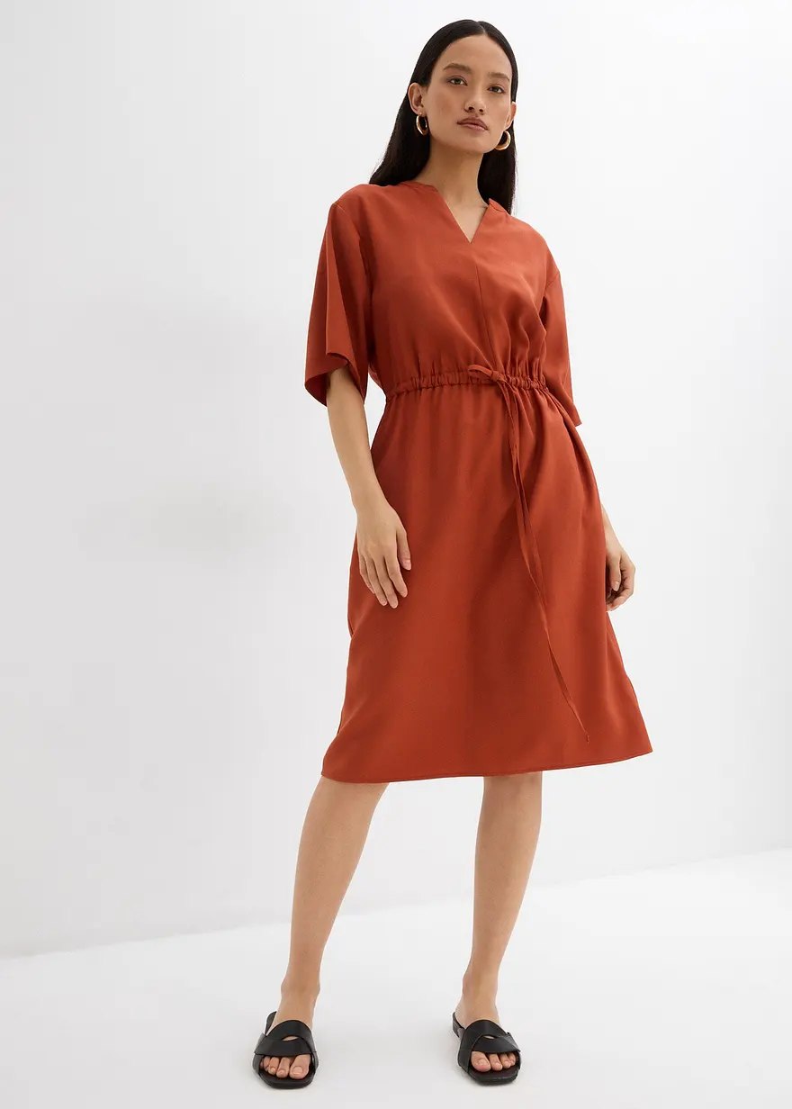 Kaftan-Kleid aus feiner Viskose