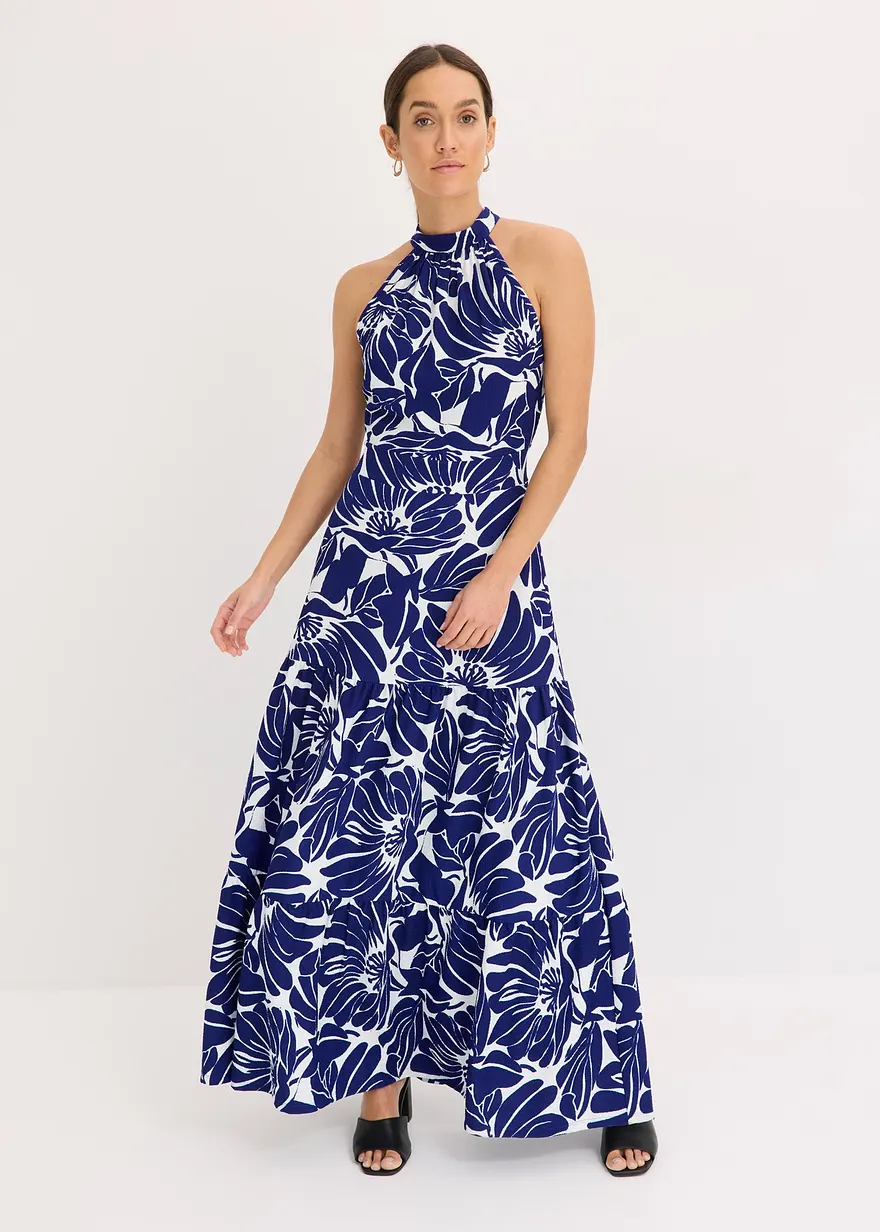 bedrucktes Maxikleid