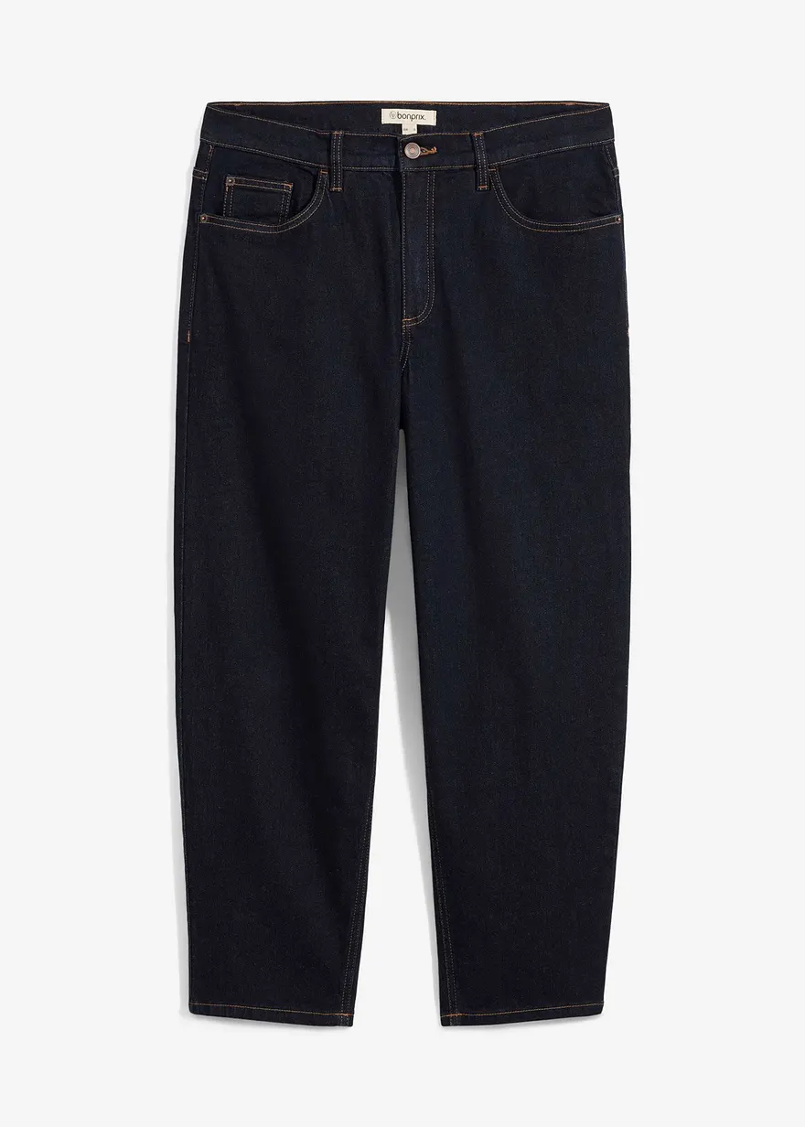 Barrel Fit Stretch-Jeans, Tapered