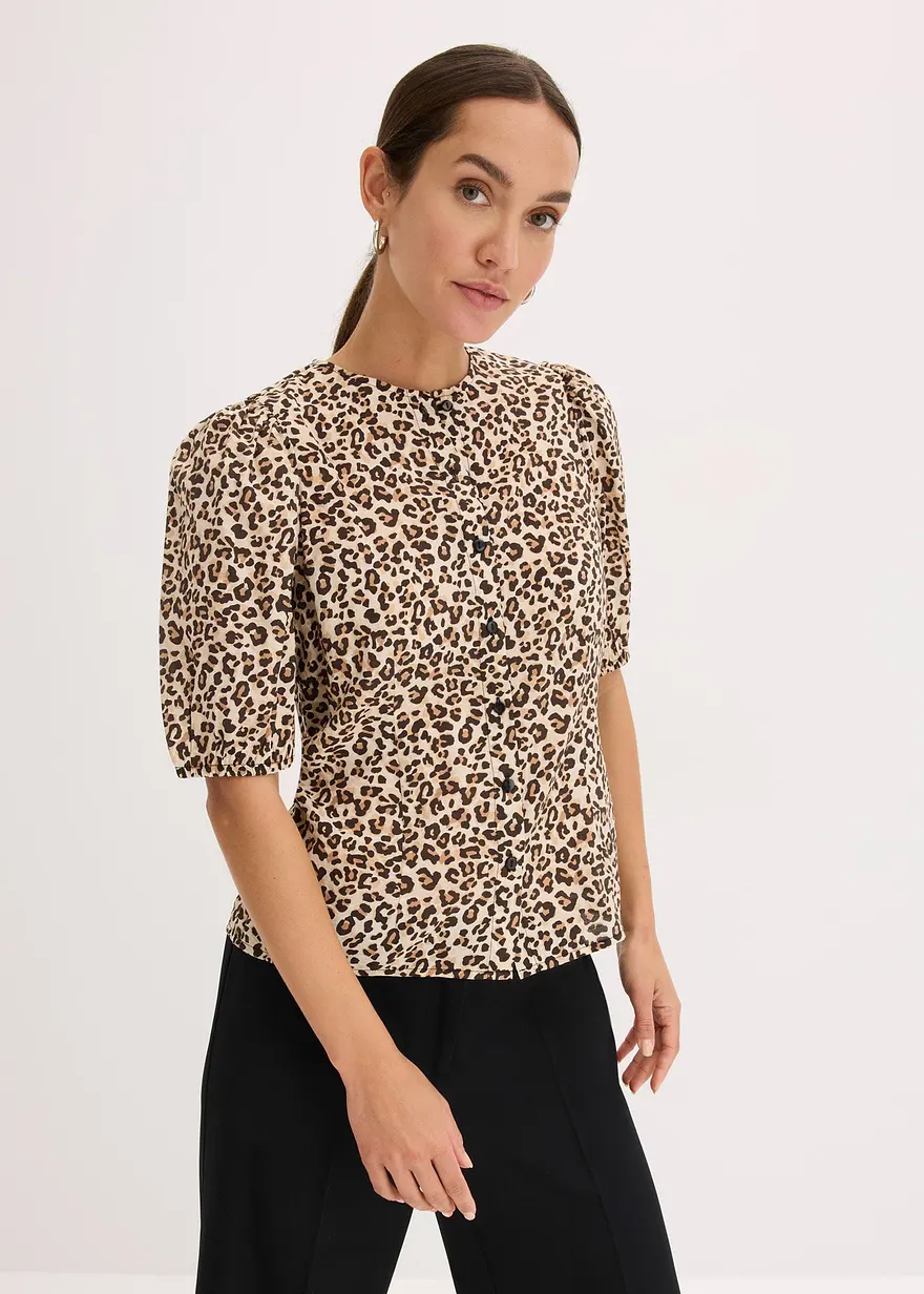 bedruckte Bluse
