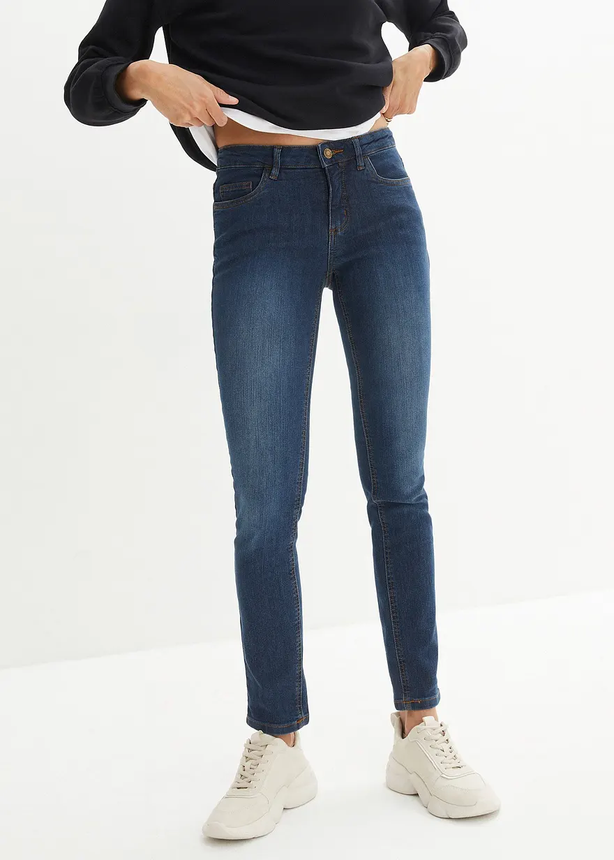 Skinny Jeans Mid Waist, Stretch