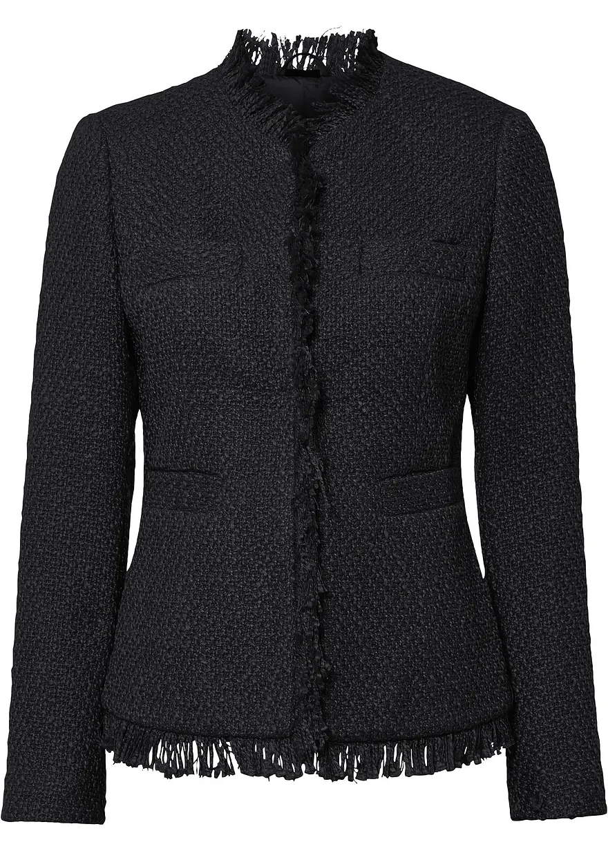Bouclé-Jacke