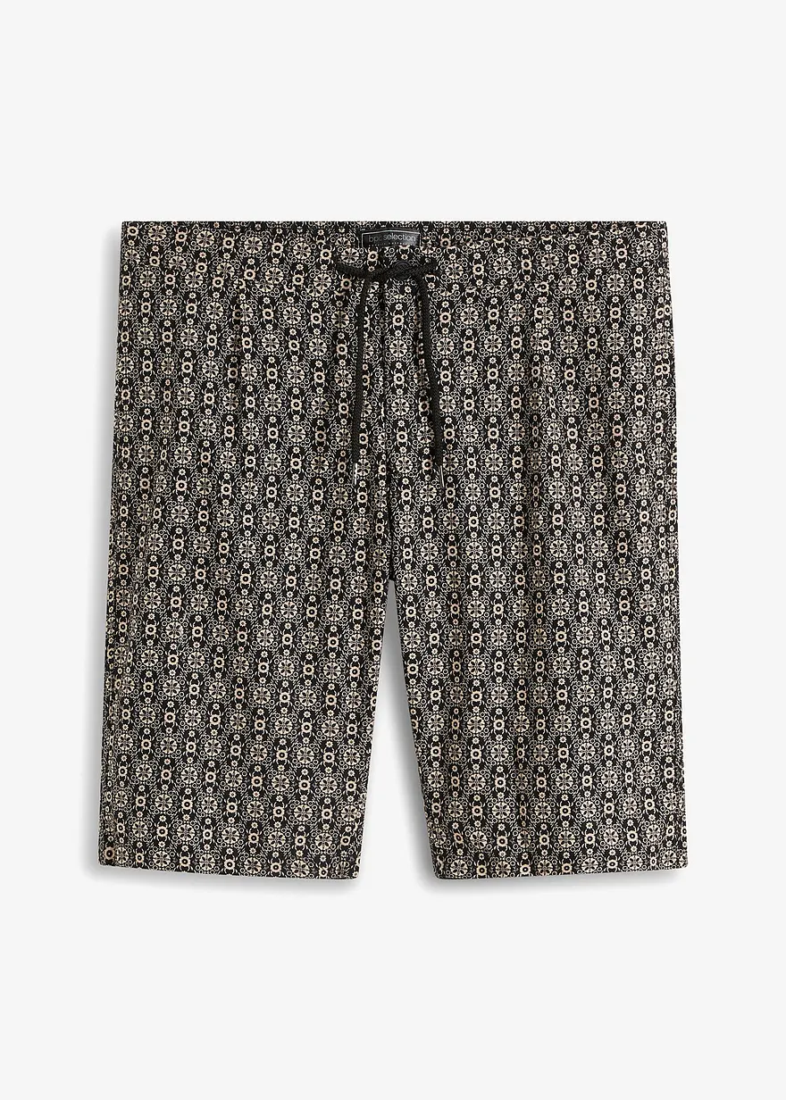 Leinen - Chino-Bermuda