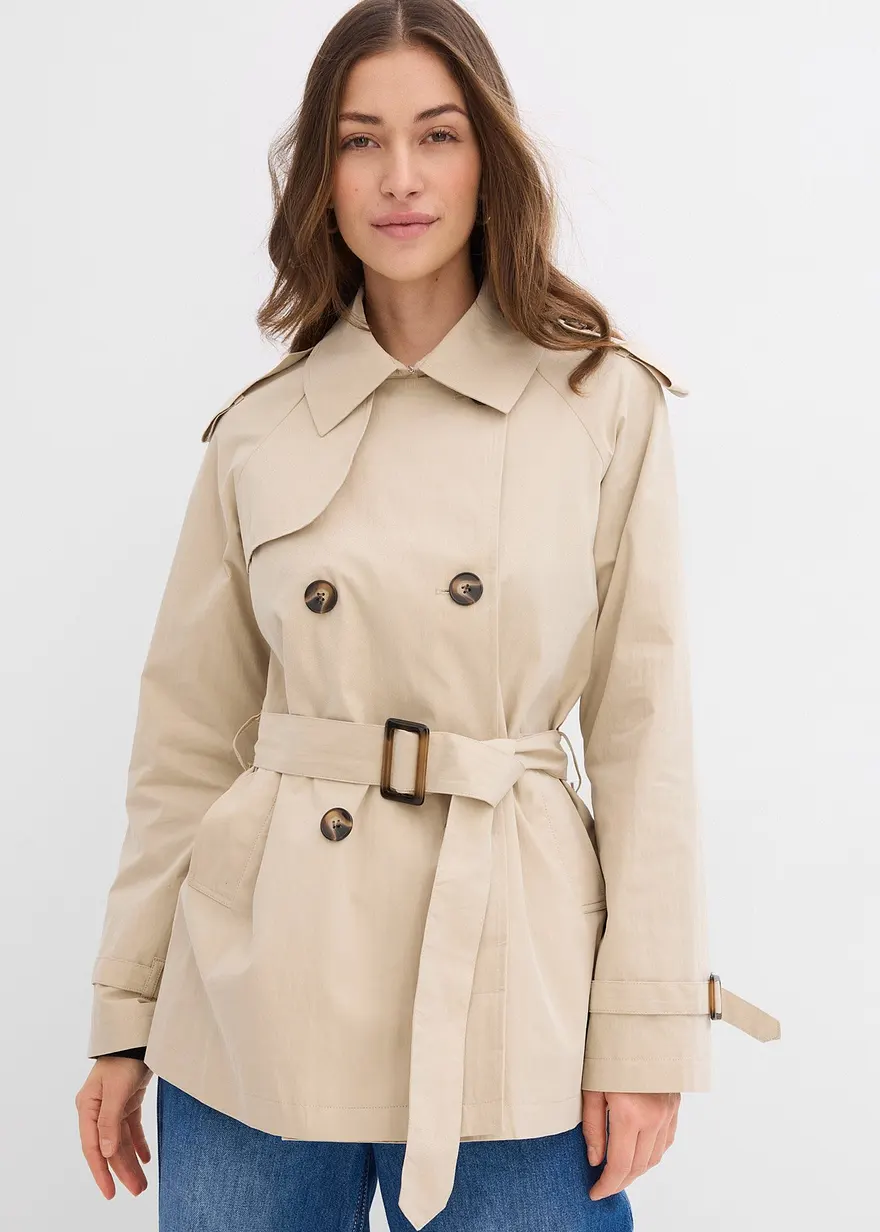 Kurze Trenchjacke