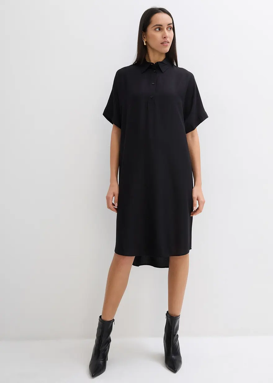 Blusenkleid aus feiner Viskose