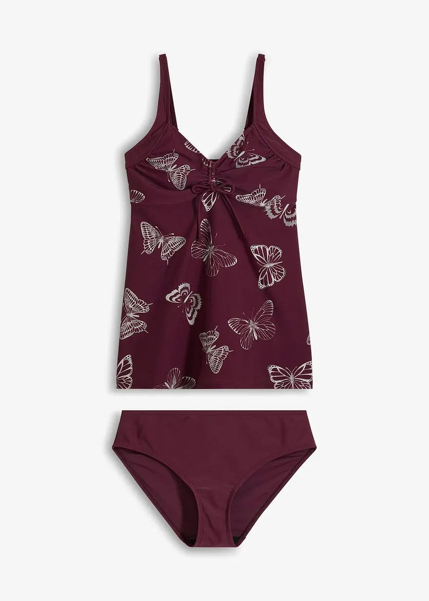 Long-Tankini (2-tlg.Set) mit V-Ausschnitt
