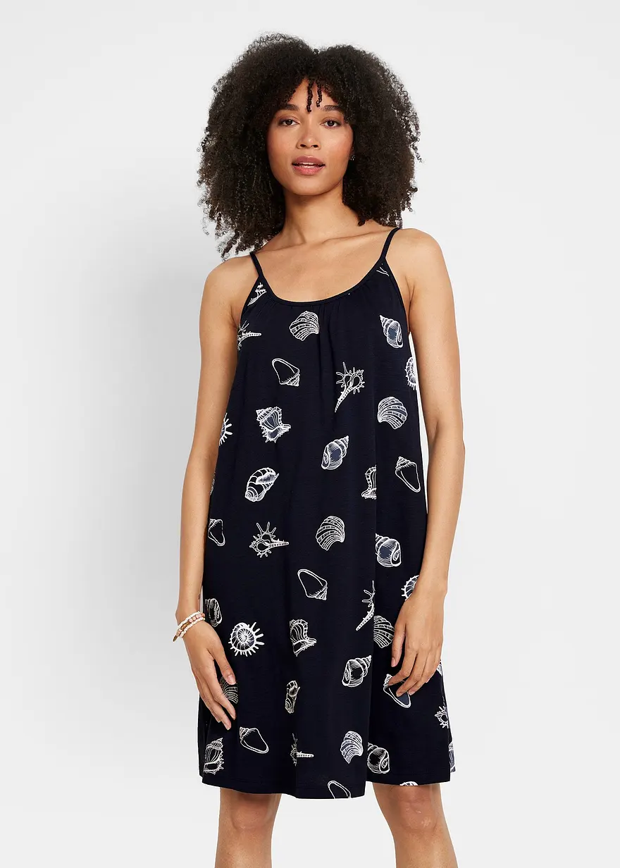 Hänger-Jerseykleid aus Bio-Baumwolle
