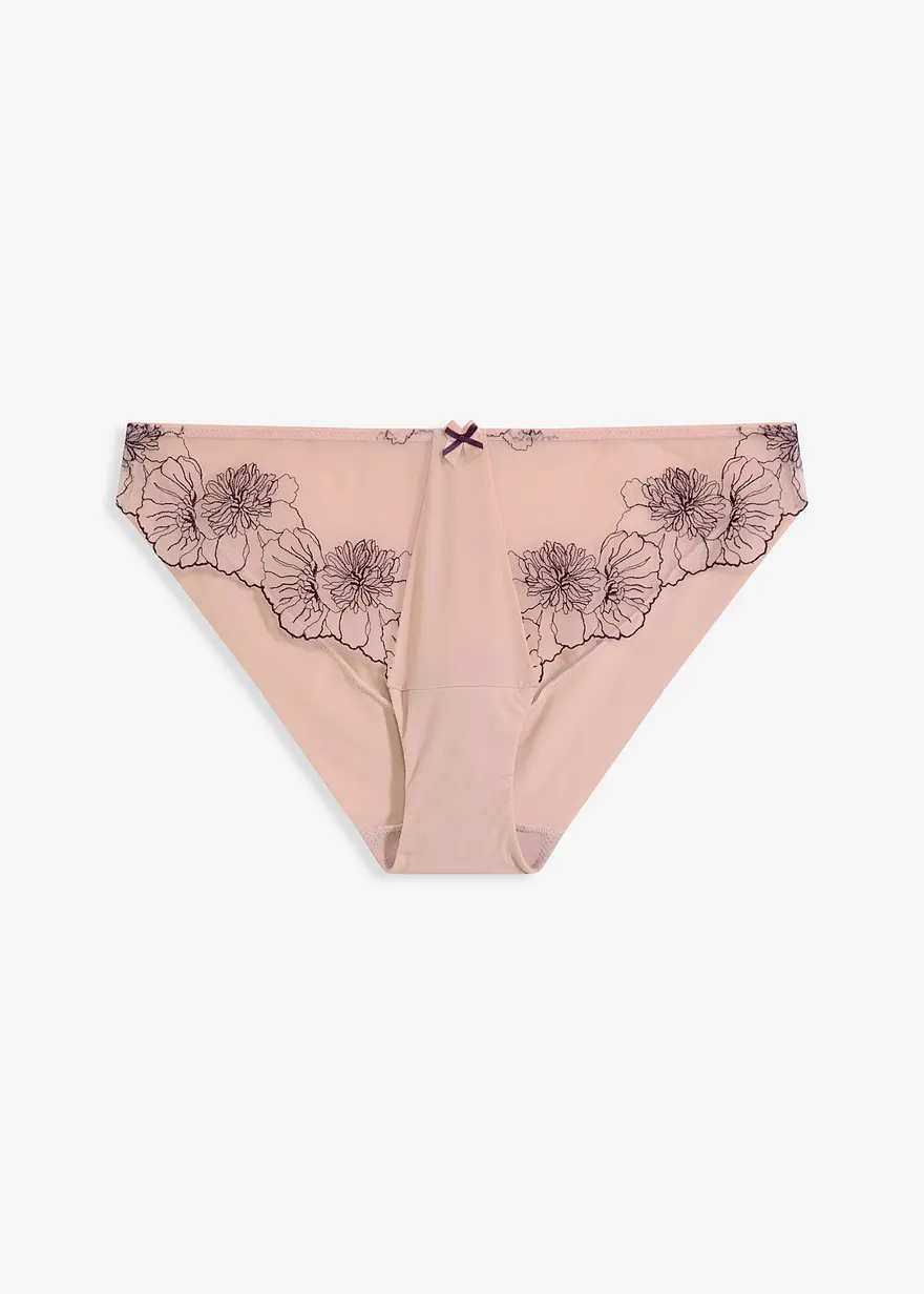 Slip mit zarter Stickerei
