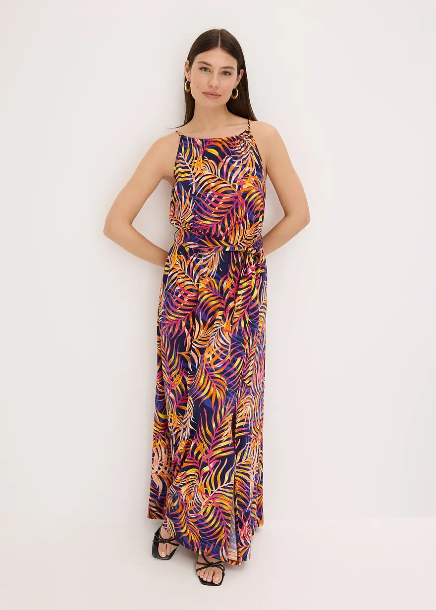 bedrucktes Jerseykleid