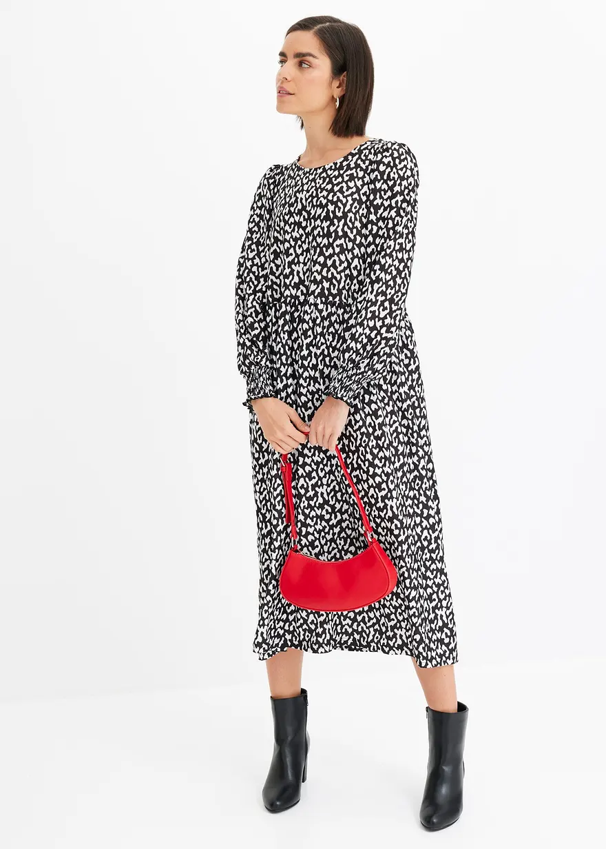 bedrucktes Midikleid