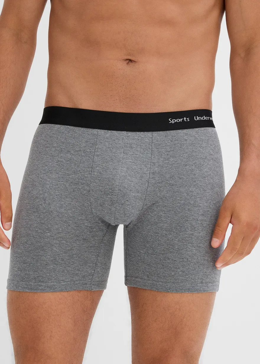Boxershorts eng, mittellang(3er Pack)