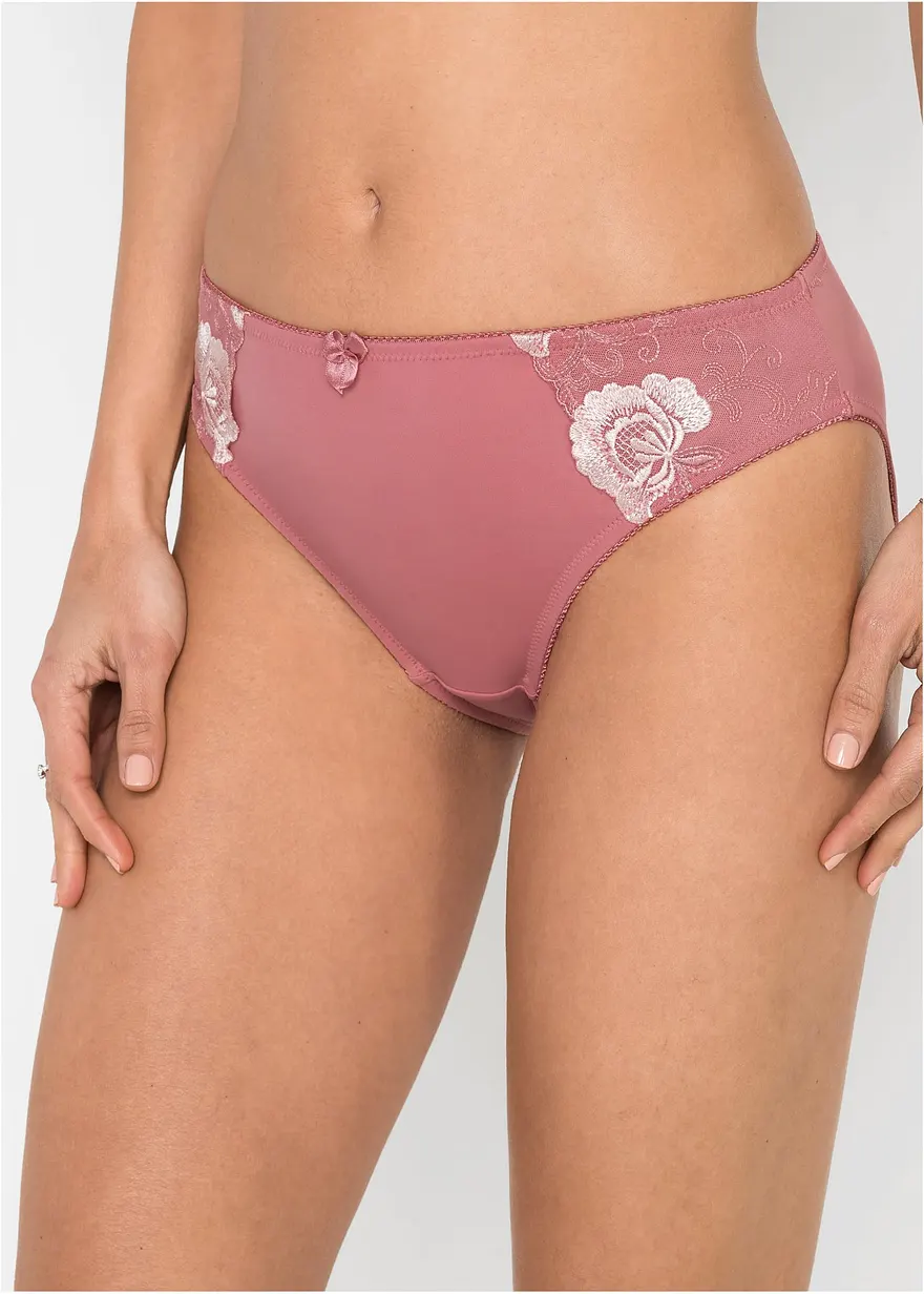Slip mit Stickerei (2er Pack)