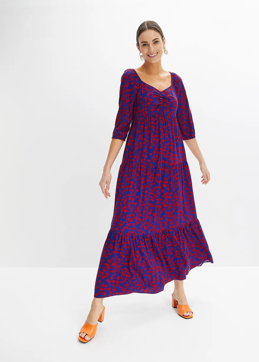 bedrucktes Maxikleid