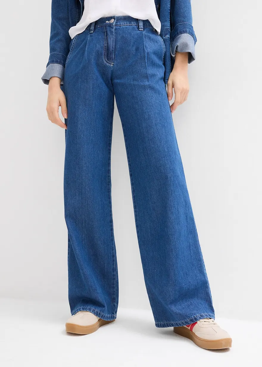 Wide-Leg-Jeans, Mid Waist, Super Soft