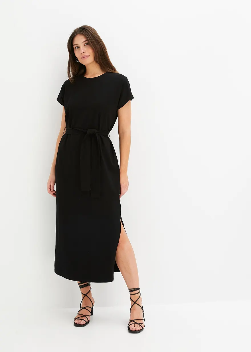 Midikleid aus Baumwolle mit Stretch
