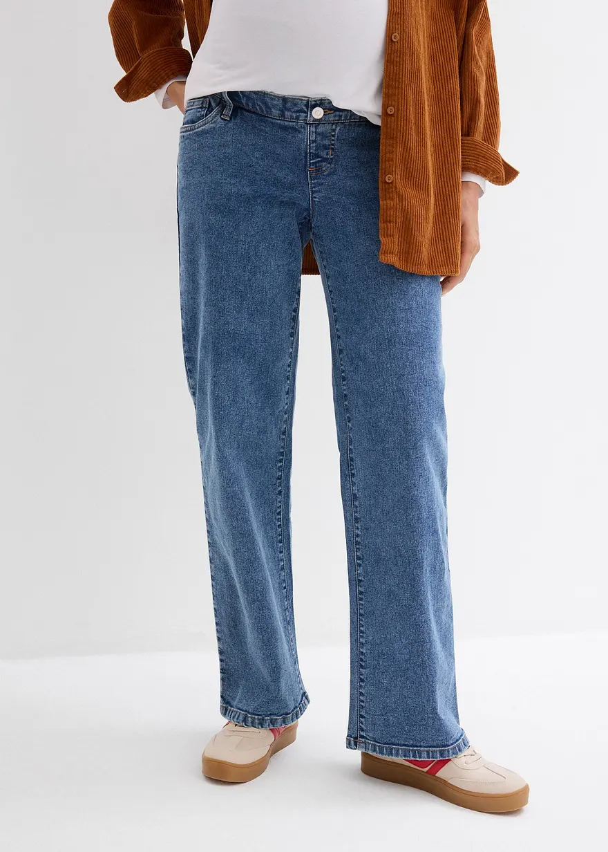 Umstandsjeans aus Bio-Baumwolle, Loose Fit