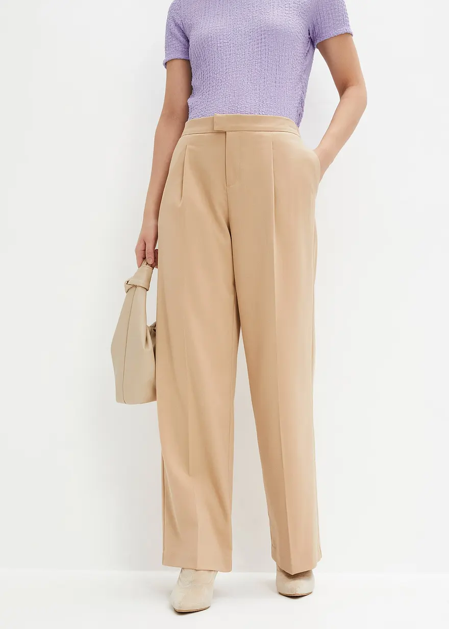 Weite Bundfaltenhose