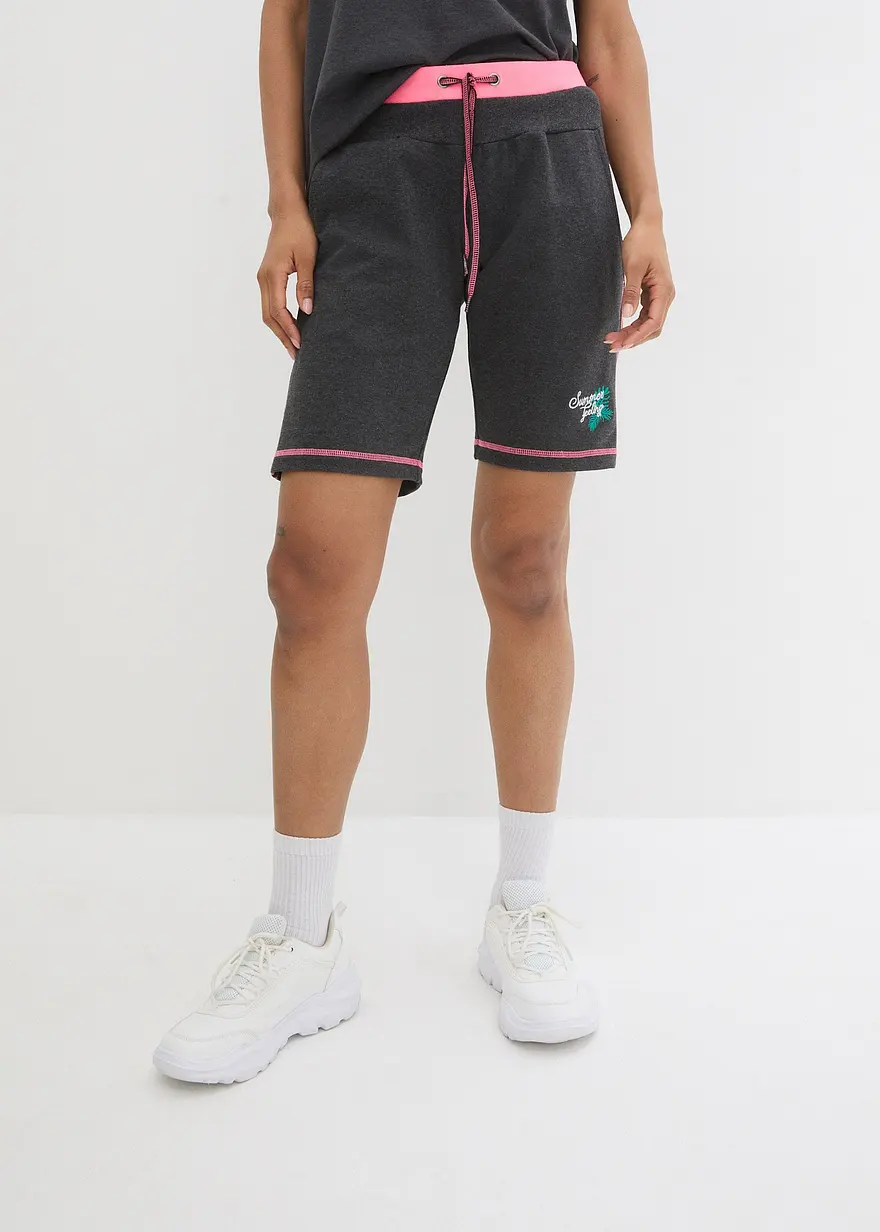 Sweat-Shorts aus Baumwoll-Mix