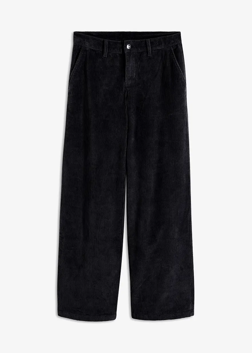 Weite Cord-Stretchhose