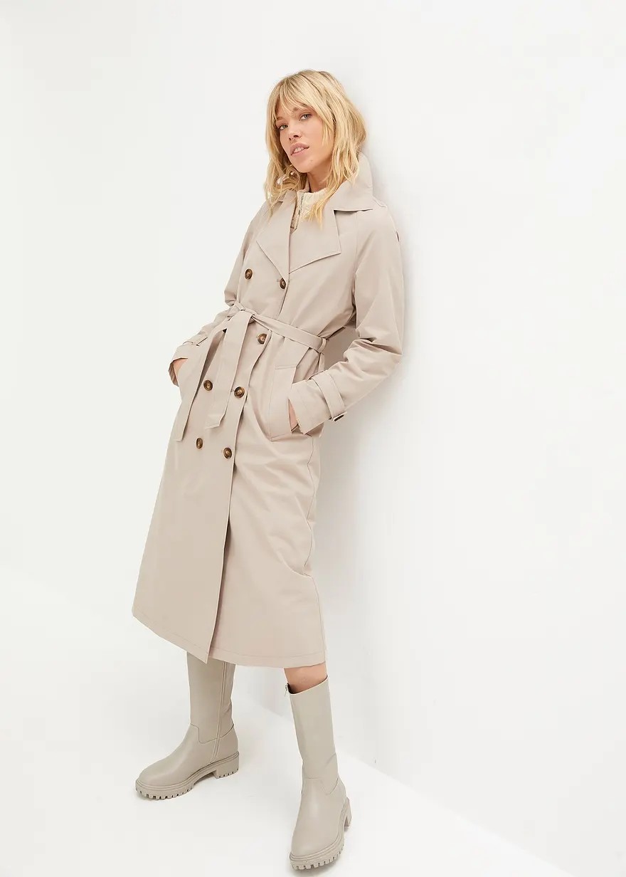 Langer Trenchcoat