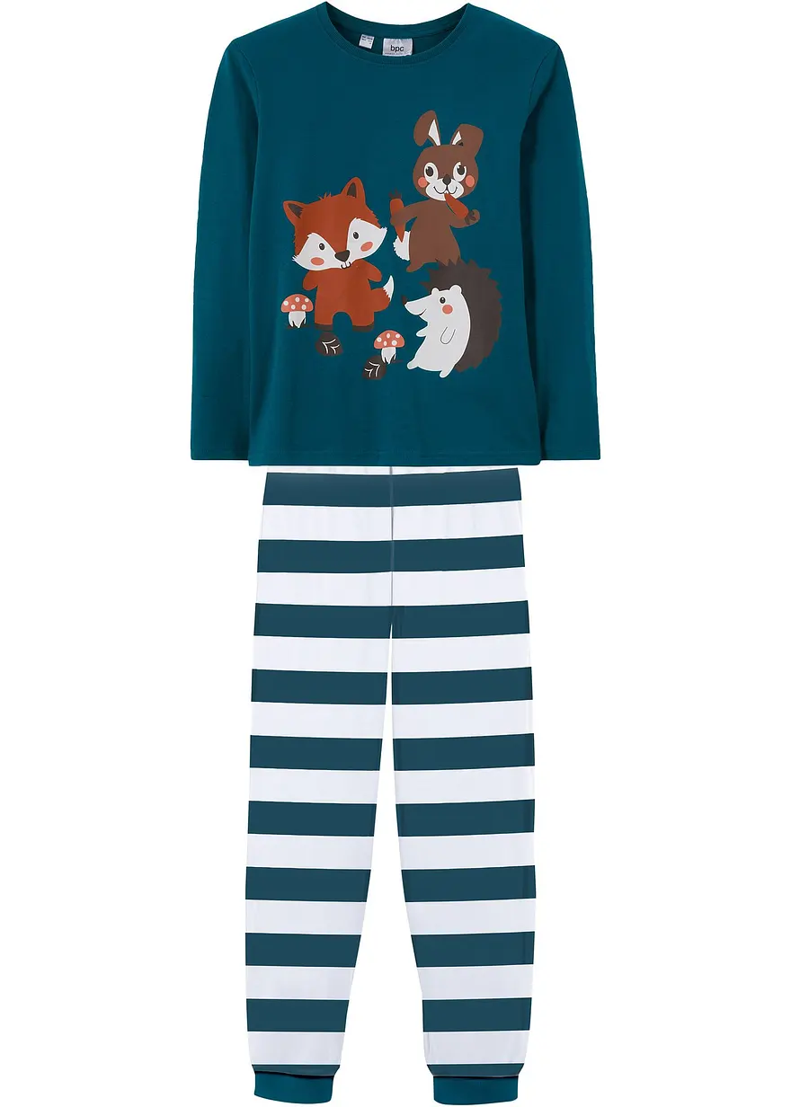 Pyjama aus reiner Bio-Baumwolle (2-tlg. Set)