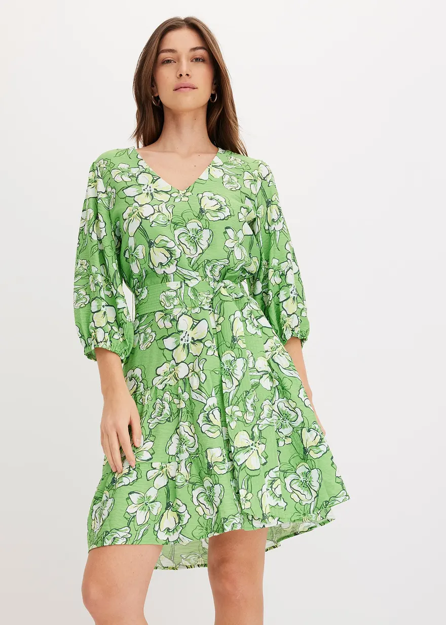 Minikleid aus softem Viskose-Mix