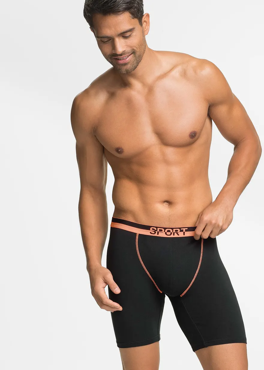 Lange Boxershorts eng (2er Pack)