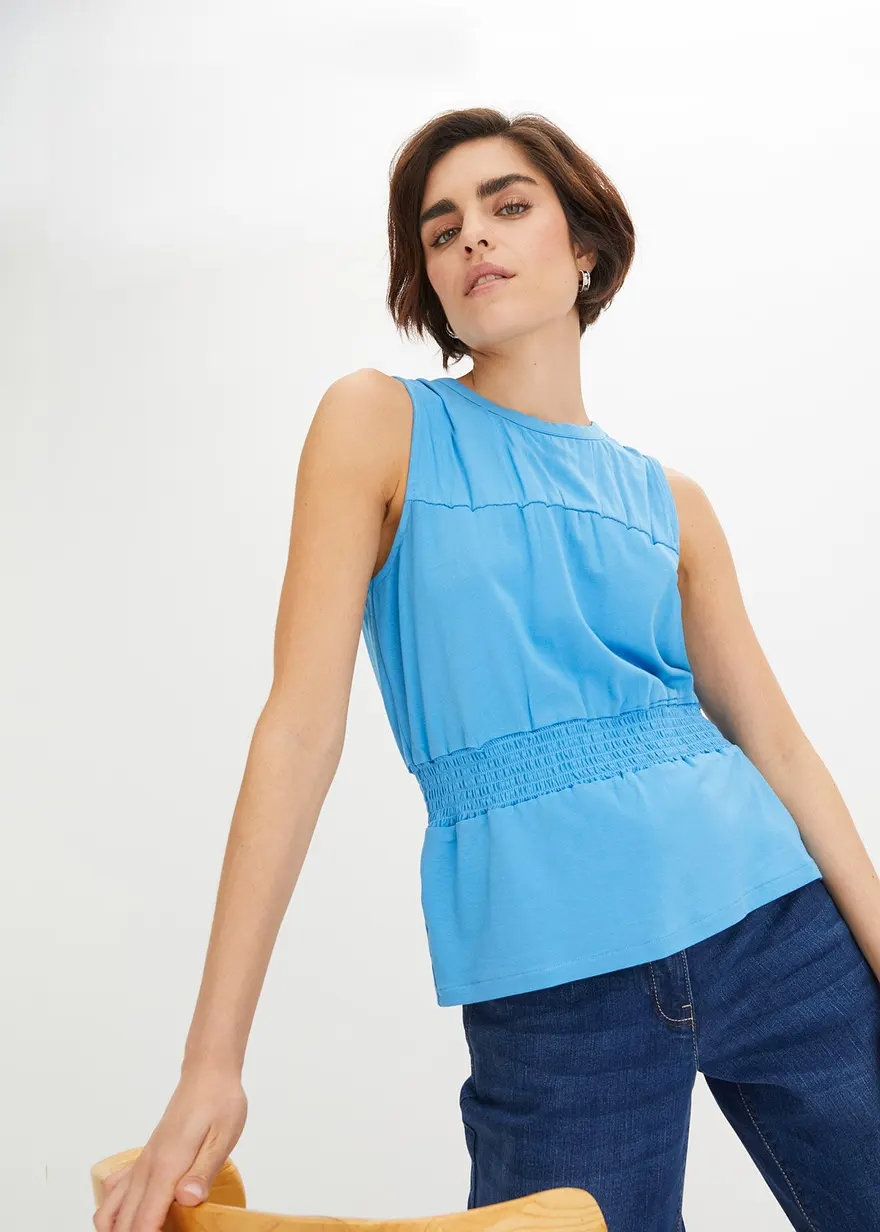 Shirt mit Smockdetail