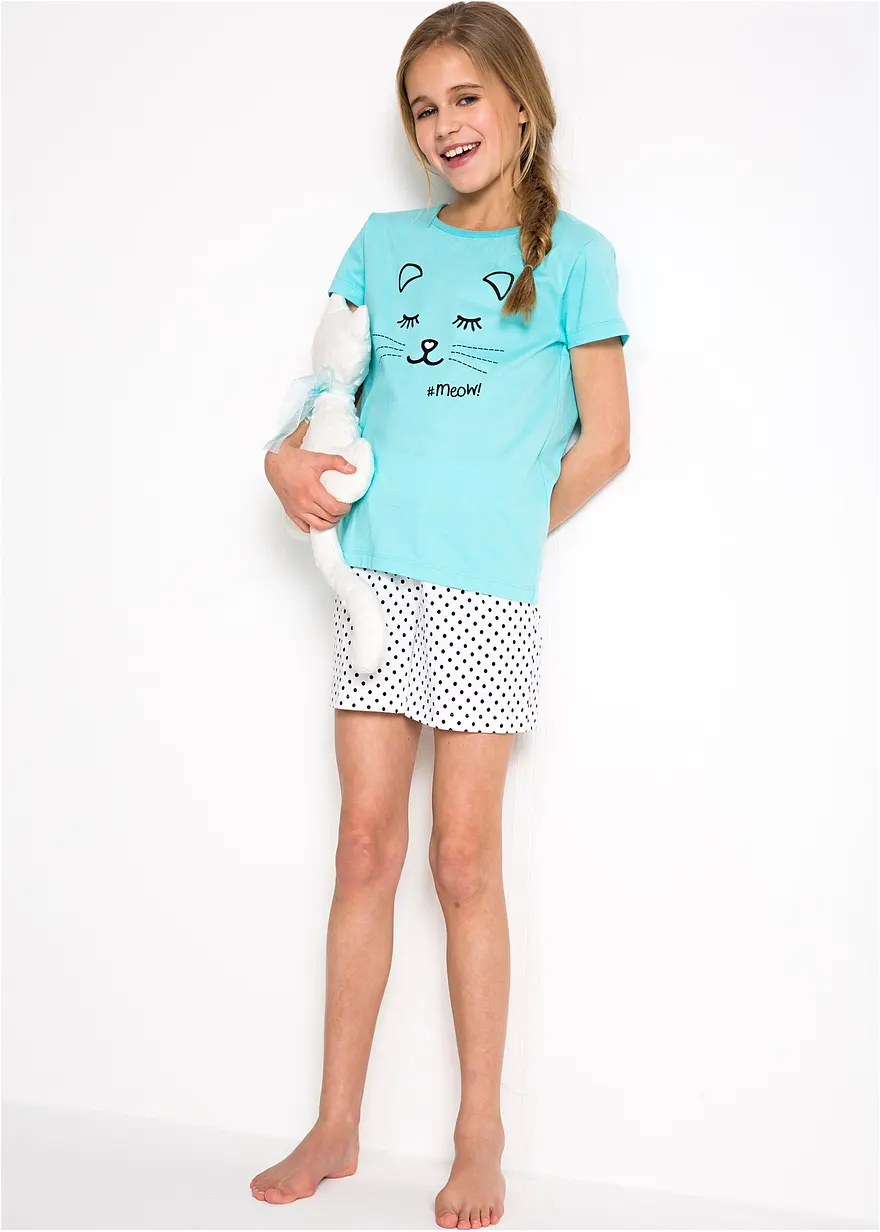 Shorty aus reiner Bio-Baumwolle (2-tlg. Set)