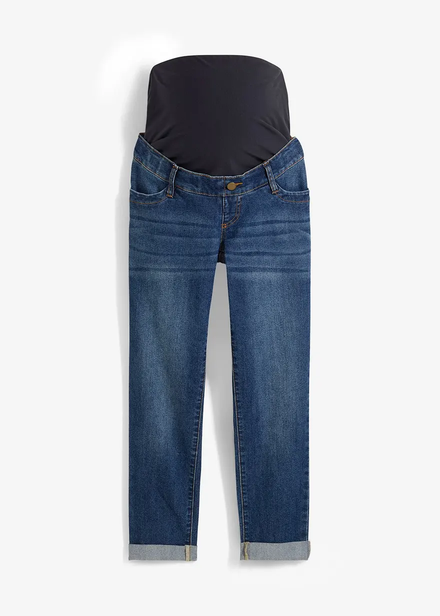 Umstandsjeans mit 7/8 Länge, Slim