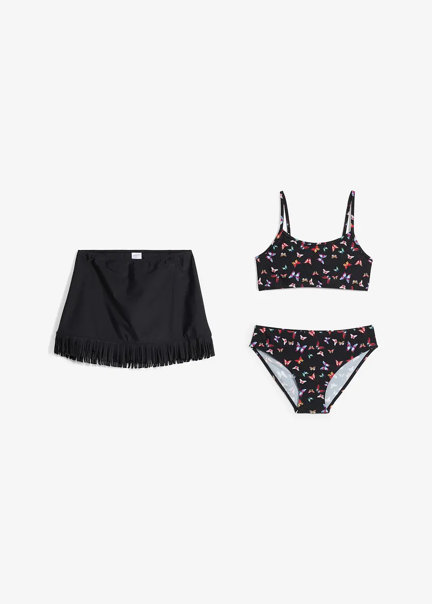 Bikini und Rock (3-tlg.Set)