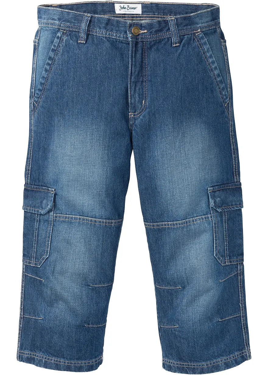 Regular Fit 3/4 Cargojeans, Straight