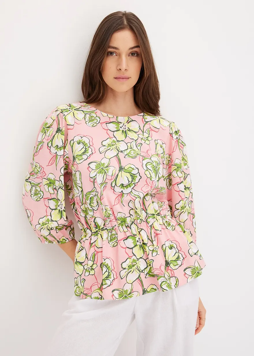 Shirt mit Rückenausschnitt