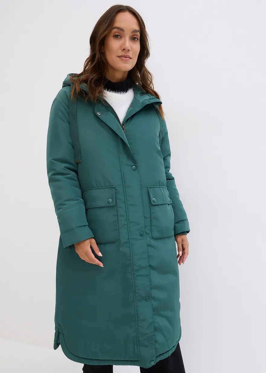wattierter Parka in A-Form
