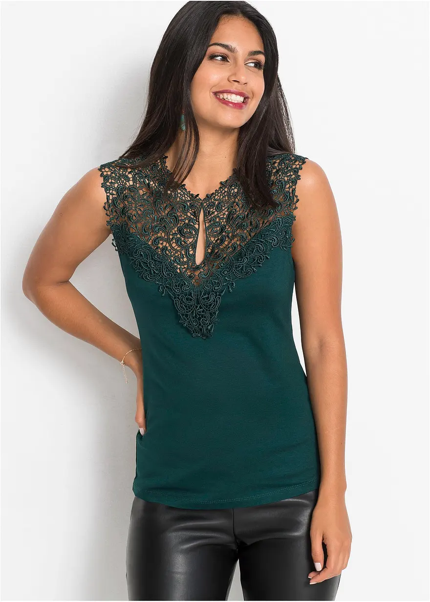 Shirt mit Spitze
