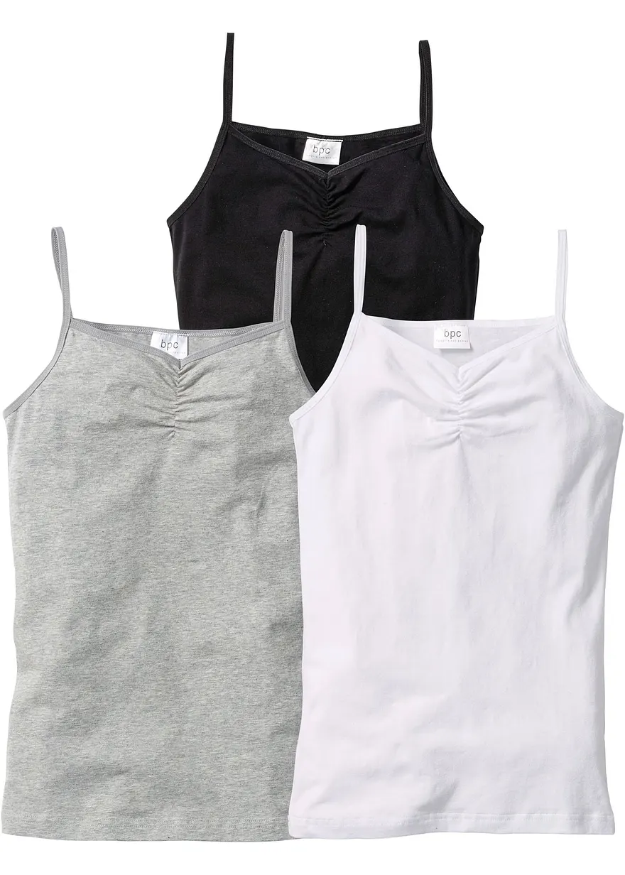 Top mit weicher Bio-Baumwolle (3er-Pack)