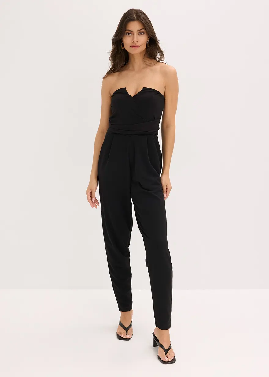 Overall mit Bustier-Ausschnitt und Binde-Detail