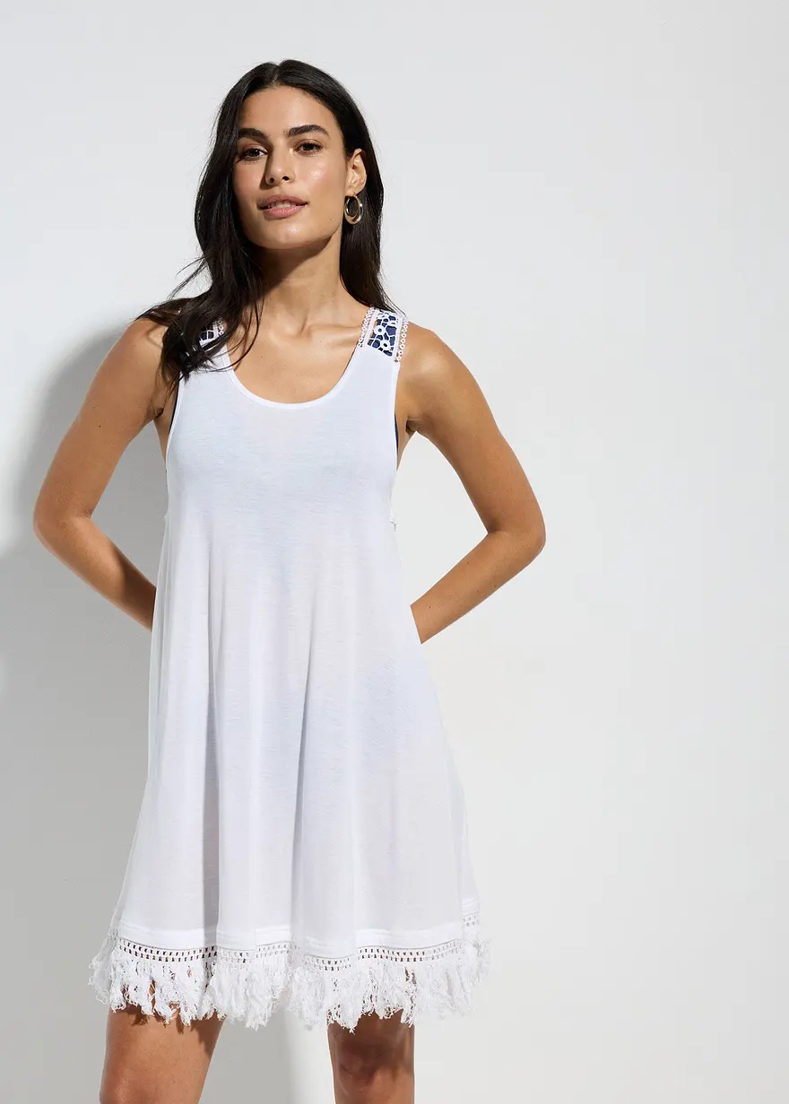 Strandkleid aus feiner Viskose