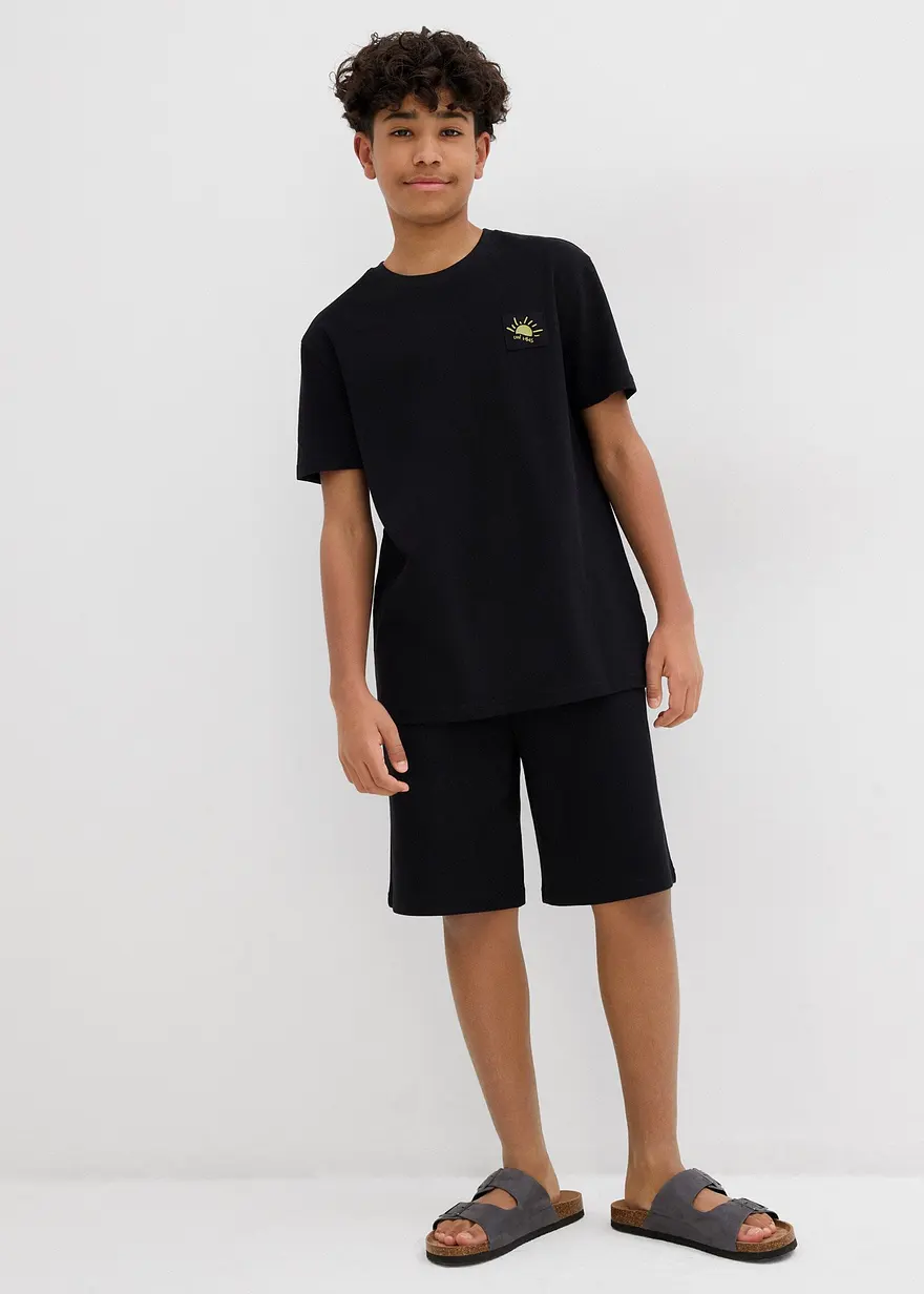 T-Shirt und kurze Hose aus Bio Baumwolle (2-tlg.Set)