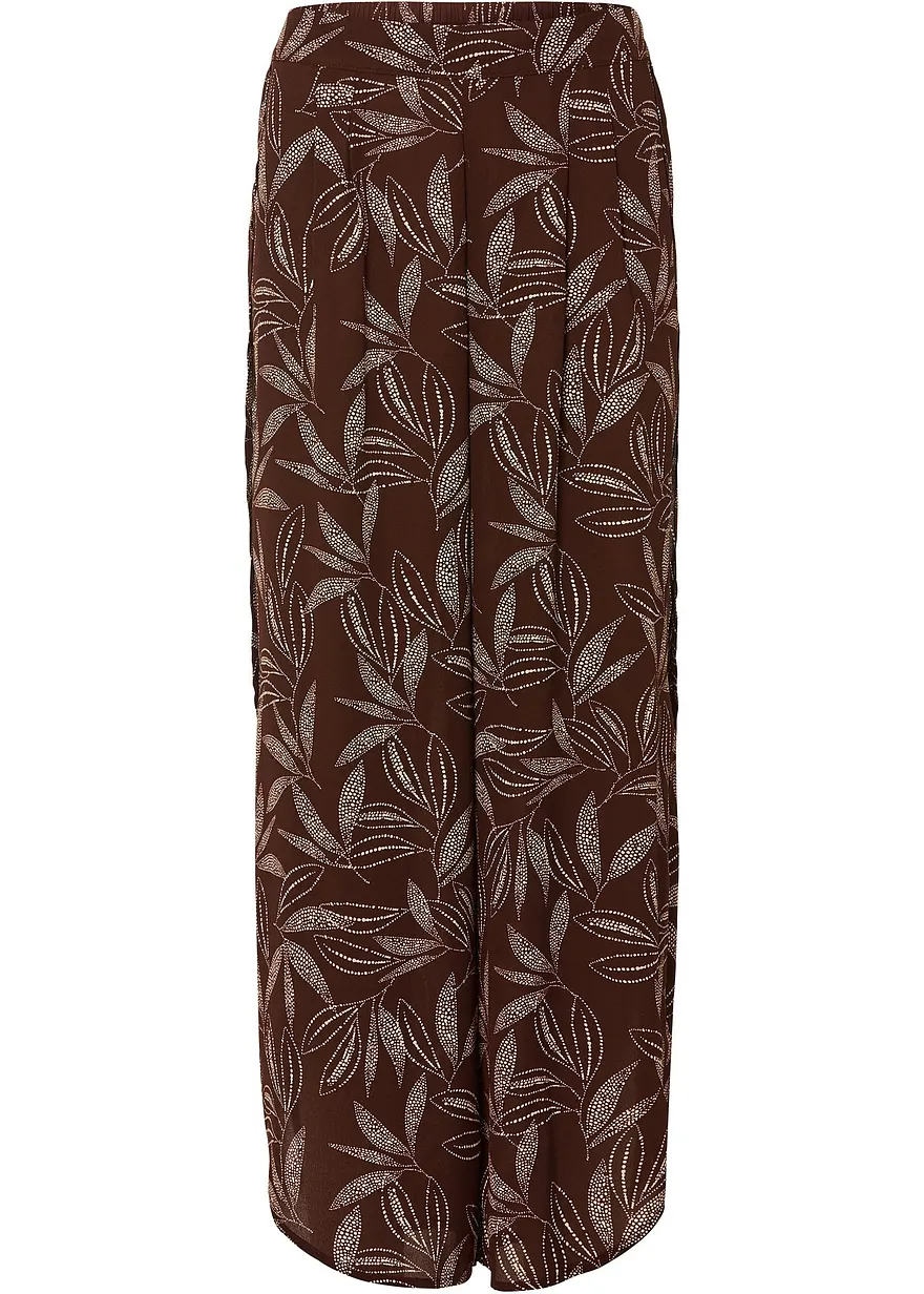 Palazzo-Hose mit Schlitz
