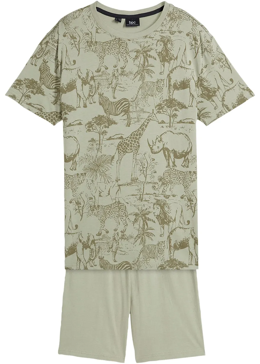 T-Shirt und Bermuda aus Bio Baumwolle (2-tlg.Set)